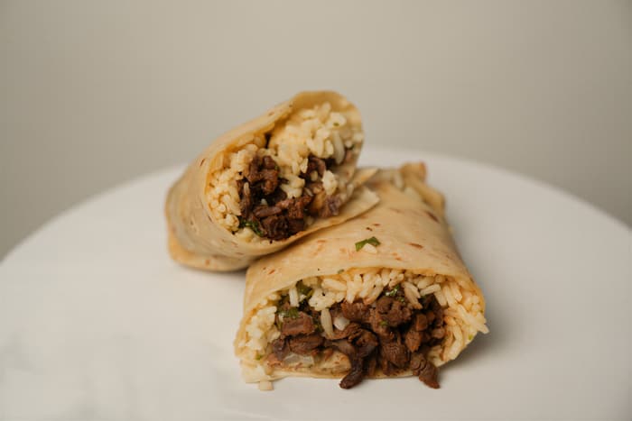 Carne asada burrito